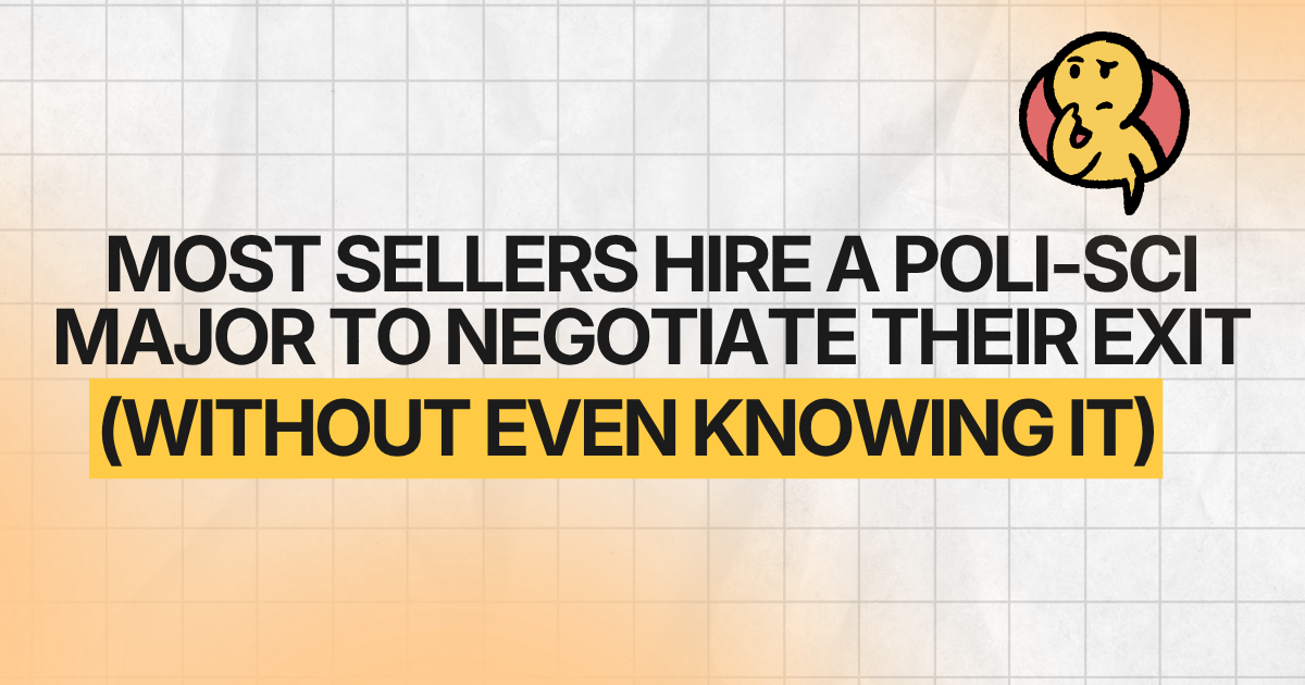 Why Your M&A Attorney Is Not Your Deal Negotiator